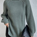 Gianna Pull à Col Roulé Femme – Pull en maille doux et chaud avec coupe élégante décontractée