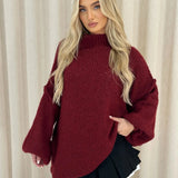 Kylan Pull Femme Oversize Col Roulé – Maille Douce, Coupe Ample & Style Moderne