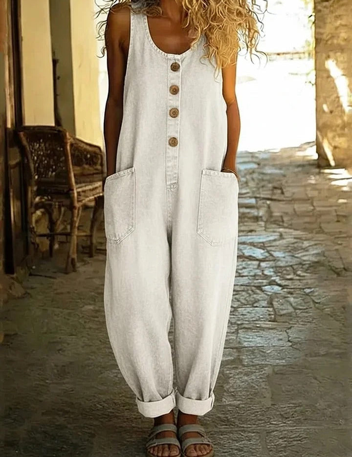Ruth - jean en coton effet vintage pour femme - vue 4