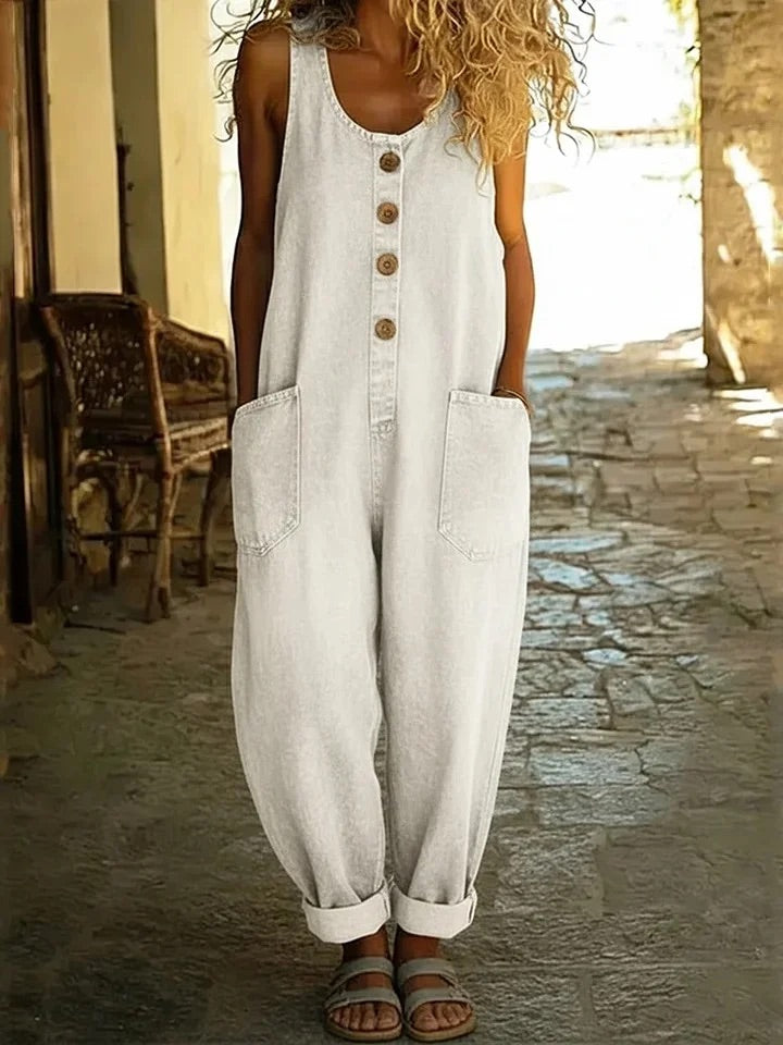 Ruth - jean en coton effet vintage pour femme - vue 4