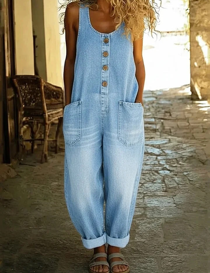 Ruth - jean en coton effet vintage pour femme - vue 3