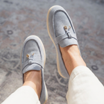 Ségolène - Mocassins bleus