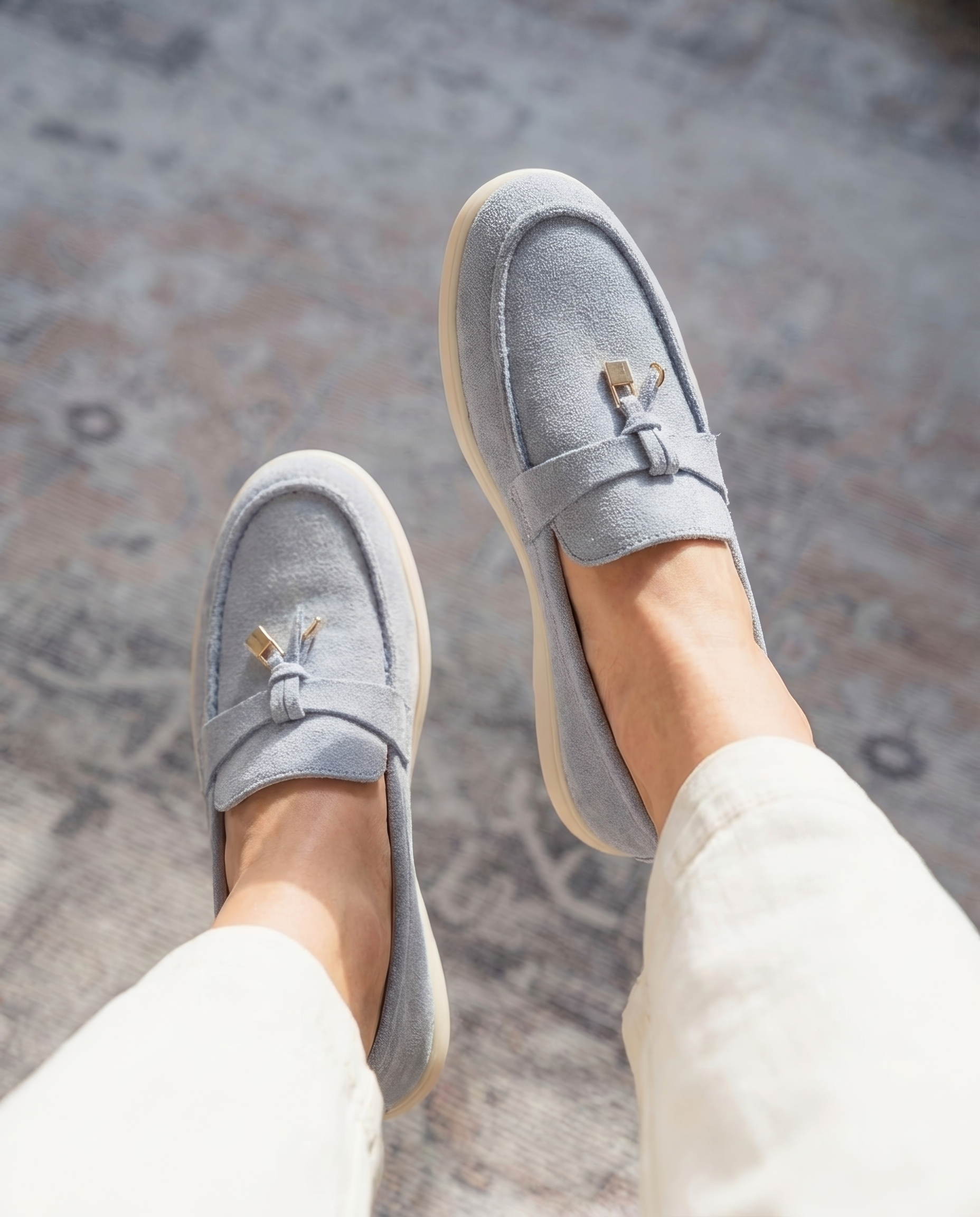 Ségolène - Mocassins bleus