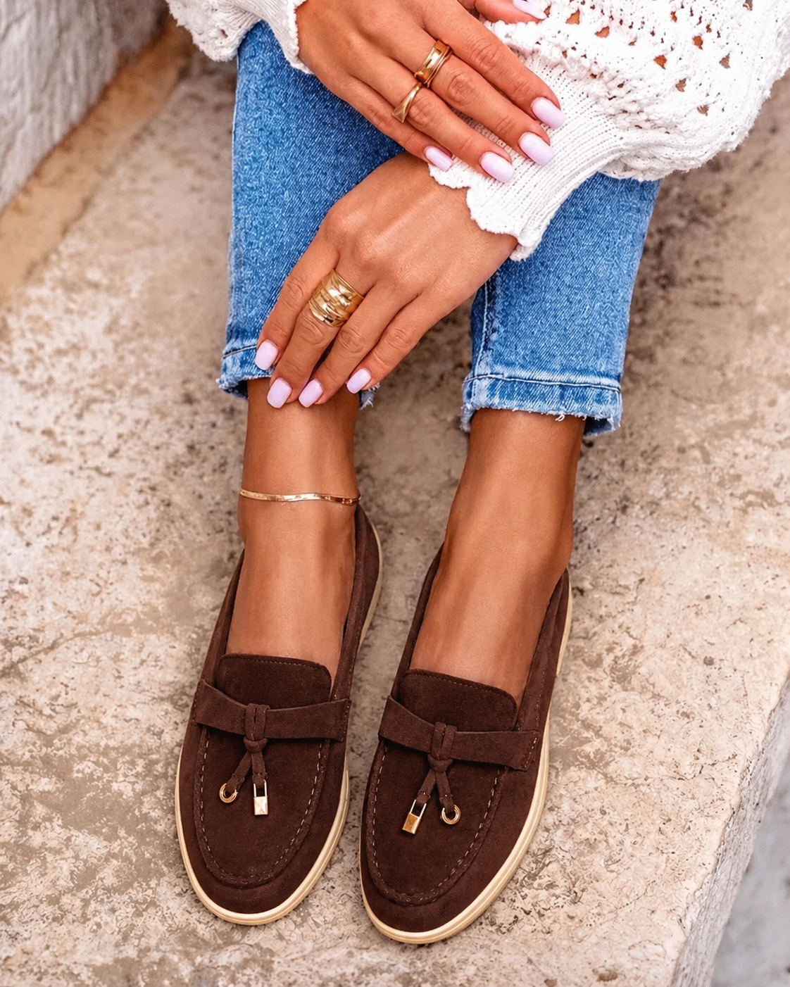 Sixtine - Mocassins marron - photo 2