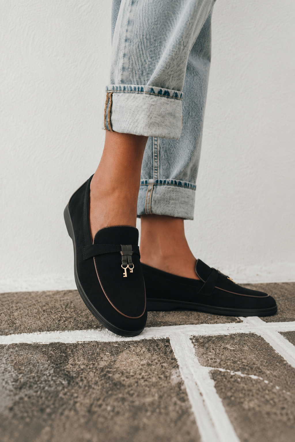 Sybille - Mocassins noirs