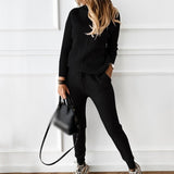 Alessandra Ensemble d’Intérieur en Maille pour Femme