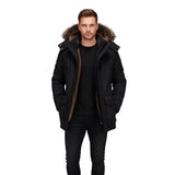 Marcus Parka d’Hiver Homme à Col Fourrure – Coupe Ample, Chaleur Optimale & Usage Quotidien
