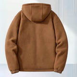 Norlan Veste Polaire Homme avec Capuche – Manteau Chaud Léger à Poches Zippées Hiver