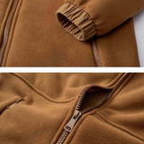 Norlan Veste Polaire Homme avec Capuche – Manteau Chaud Léger à Poches Zippées Hiver