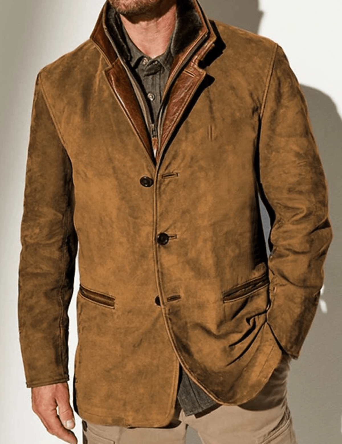 Vern Veste Homme – Veste en Cuir Vintage Élégante & Durable au Style Intemporel