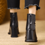 Claudine - Bottines de luxe à talon moyen